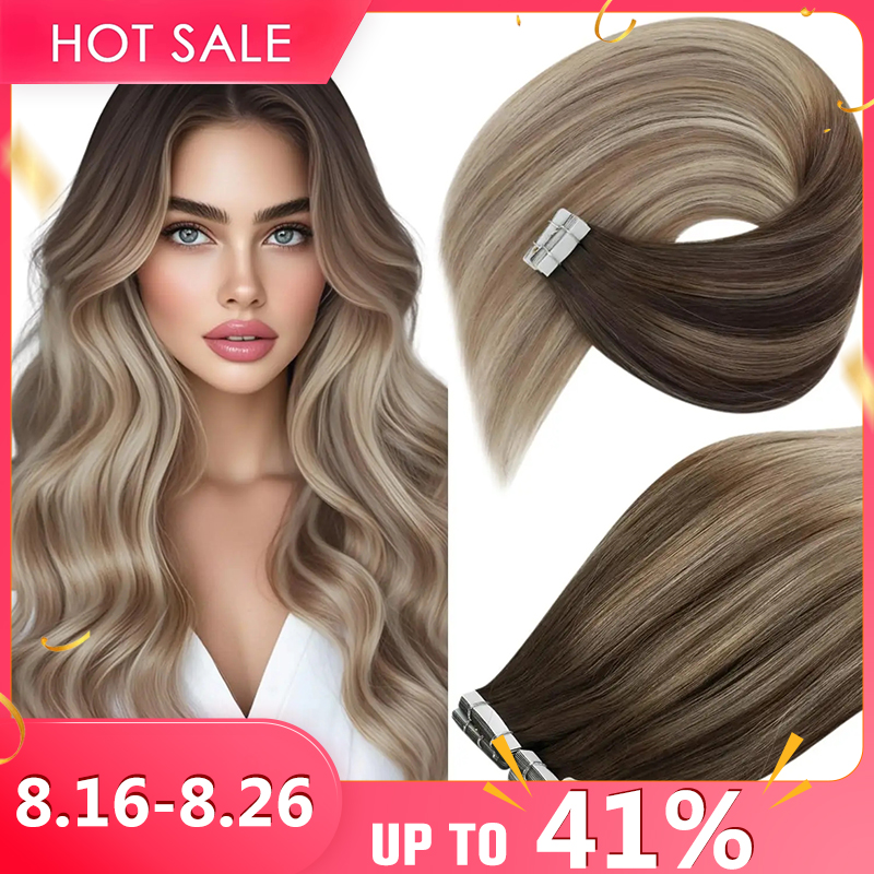 Invisible Tape In Extensions Real Hair - Extensiones de Cabello Adhesivas VeSunny, Cabello
