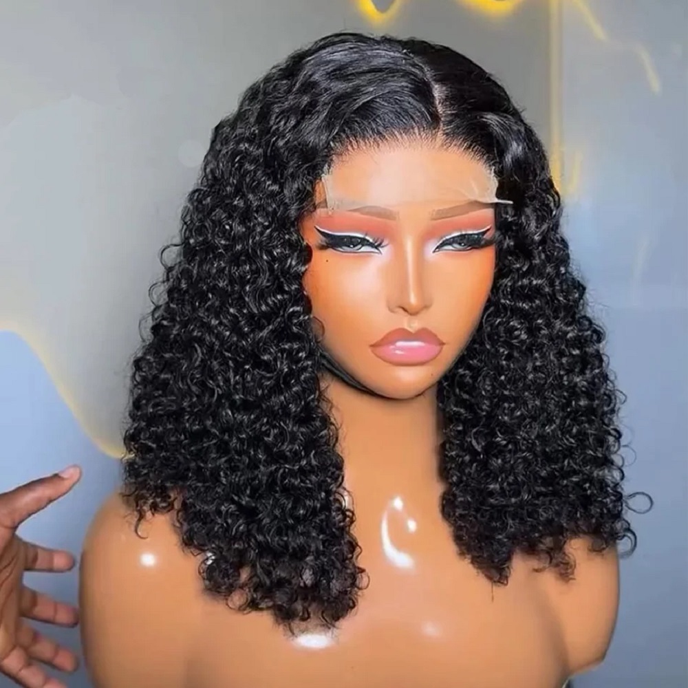 Glueless Wear And Go Human Hair Wig - Pelucas de Cabello Humano Corto Ondulado