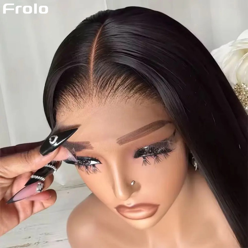 Lace Front Wigs - Pelucas de Cabello Humano Liso Natural