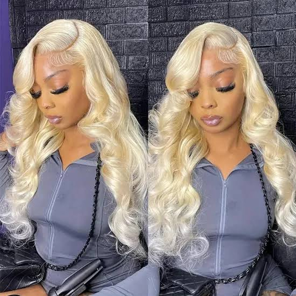 Pelucas de Cabello Humano Ondu - 613 Blonde Body Wave Lace Front Wig reseña y precio