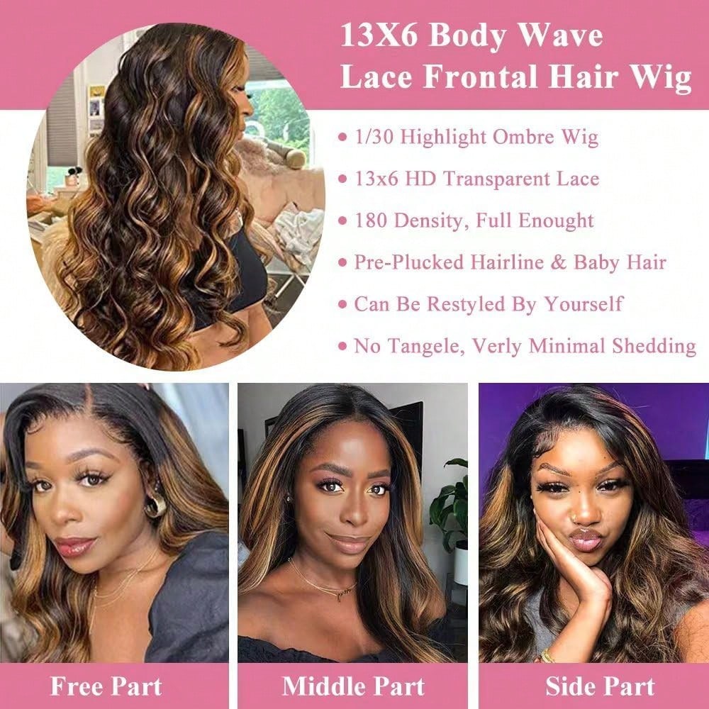 P1B30 Pelucas de cabello human - Hd Lace Frontal Wig Human Hair Pre Plucked reseña y precio