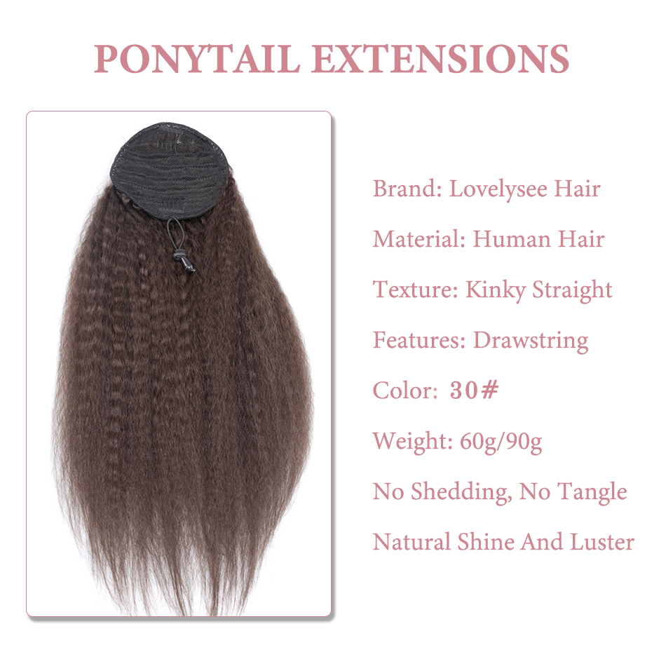 Cola de Caballo cabello humano - Seamless Clip In Hair Extensions Human Hair reseña y precio