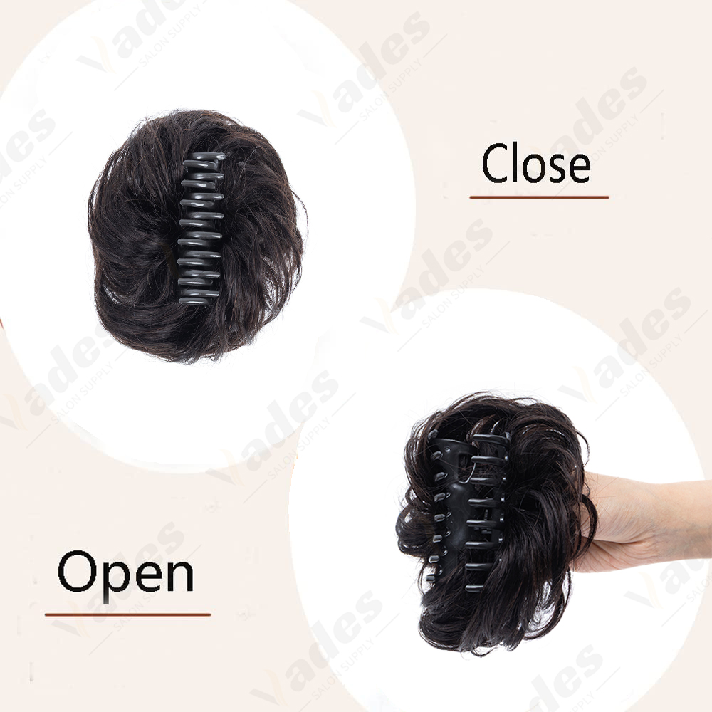 Moño desordenado, pelo ondulad - Claw Clip Messy Bun Hair Piece reseña y precio