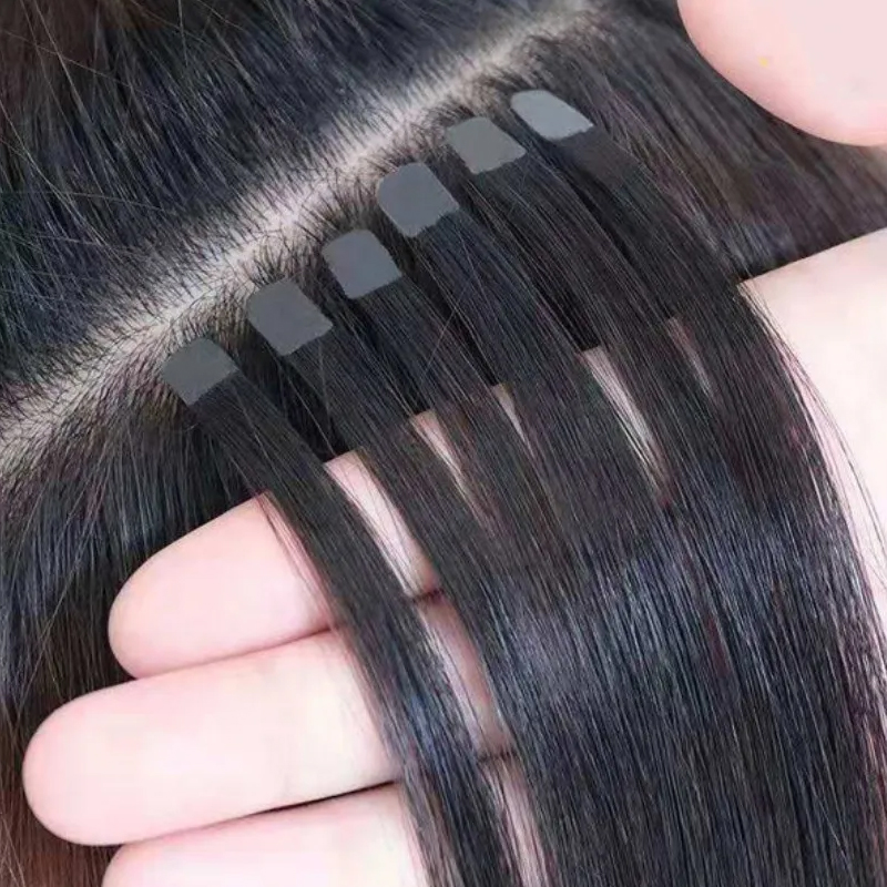Mini cinta de extensiones de c - Invisible Tape In Extensions Real Hair reseña y precio