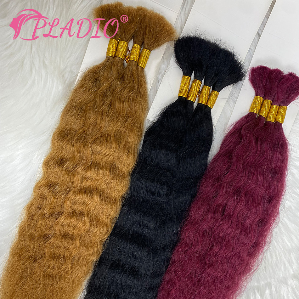 Extensiones de Cabello Humano  - Water Wave Bulk Human Hair For Braiding reseña y precio
