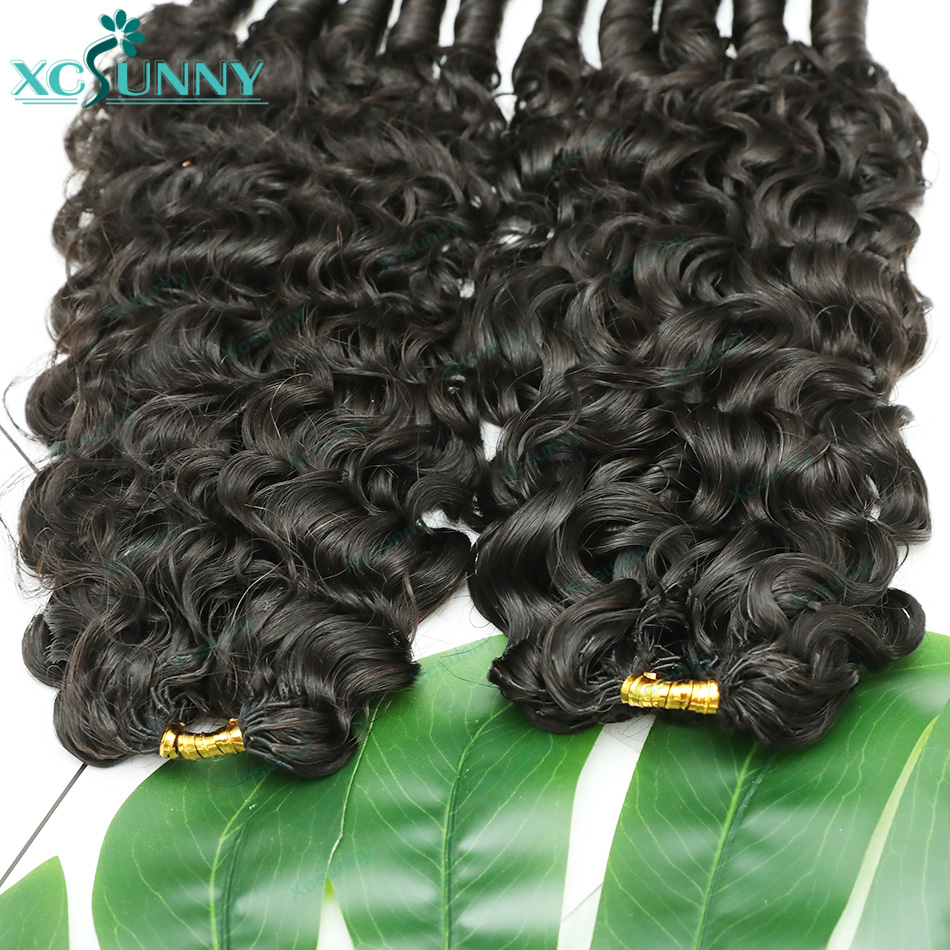 Extensiones de Cabello Humano  - Water Wave Bulk Human Hair For Braiding reseña y precio