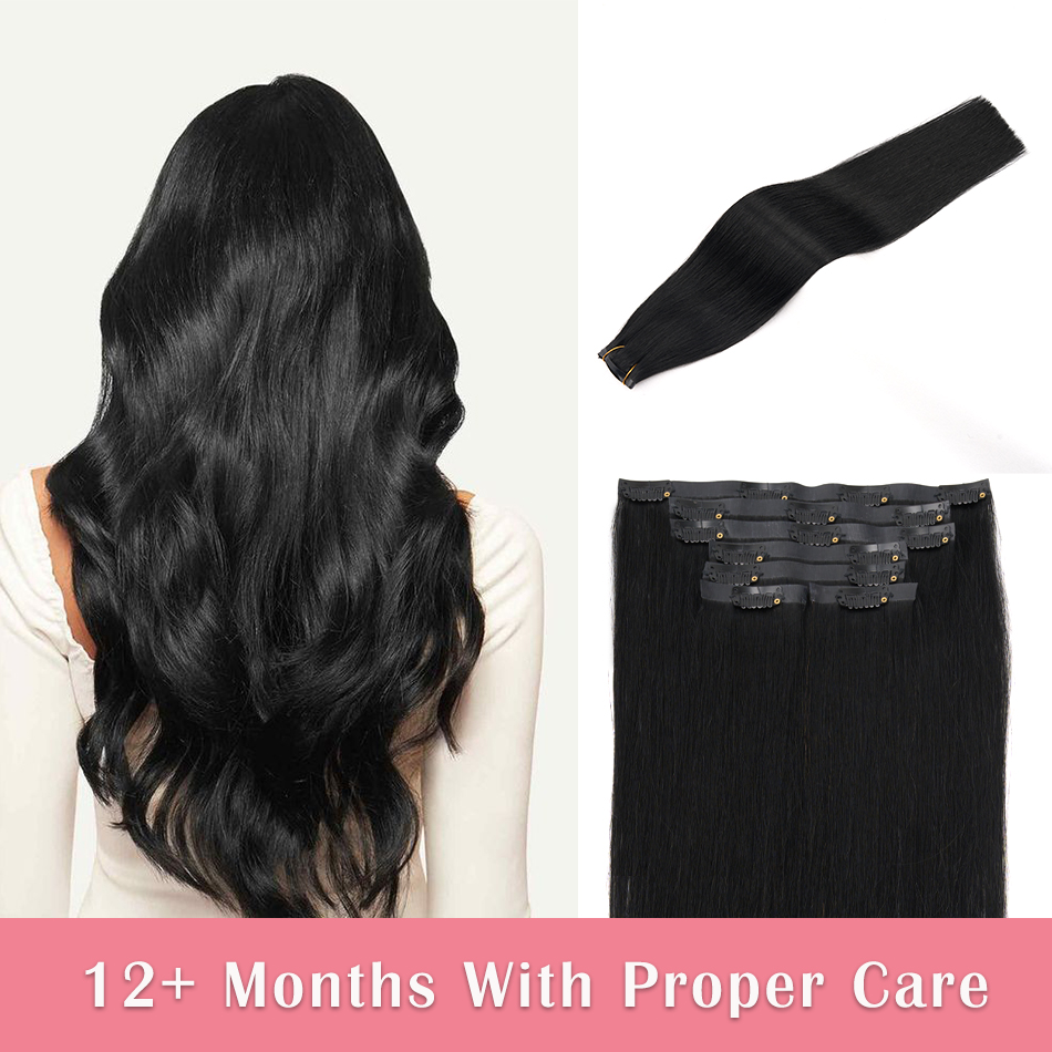 Extensiones de Cabello con Cli - Seamless Clip In Hair Extensions Human Hair reseña y precio