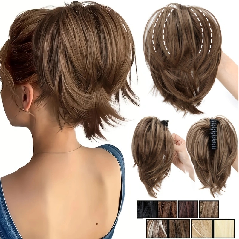 WIGSIN, moño sintético desorde - Claw Clip Messy Bun Hair Piece reseña y precio
