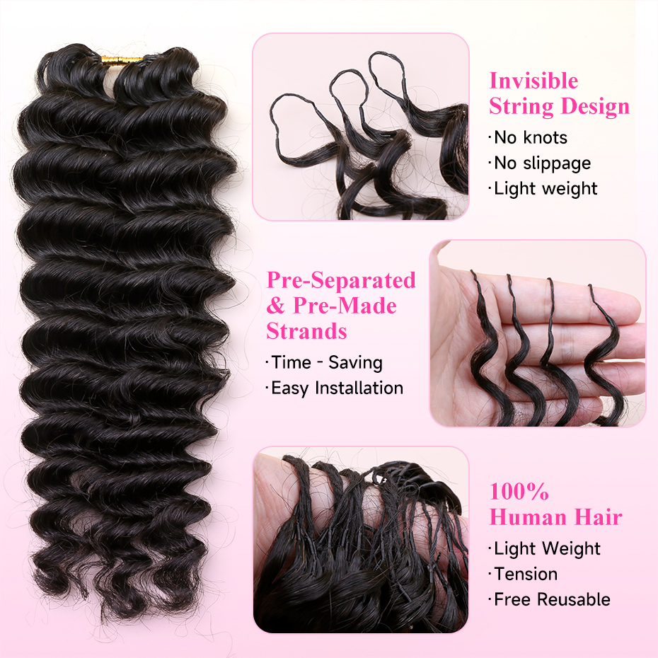 Cabello natural con ondas prof - Hair Bundles reseña y precio